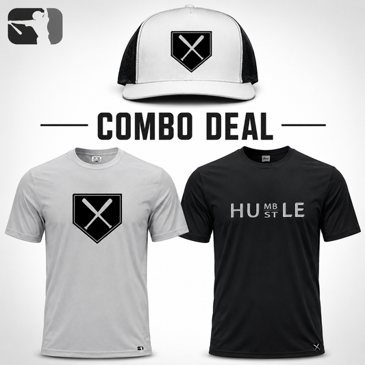 Men’s Weekly Baseball Combo – 2 Performance Shirts & Snapback