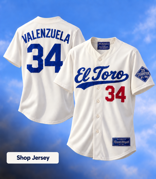 Authentic Fernando Valenzuela - EL Toro Jersey